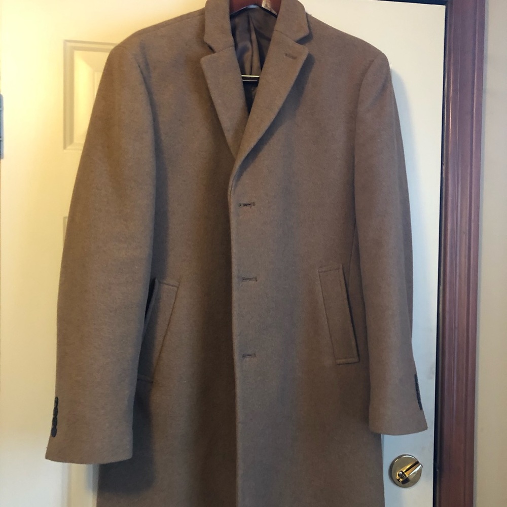 Men’s Calvin Klein 40r Wool camel coat